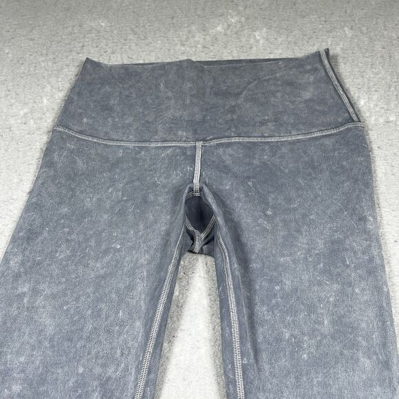Lululemon Wunder Under Leggings Womens 4 Gray  Inseam 28 in Athleisure W5BY1S - Picture 2 of 11